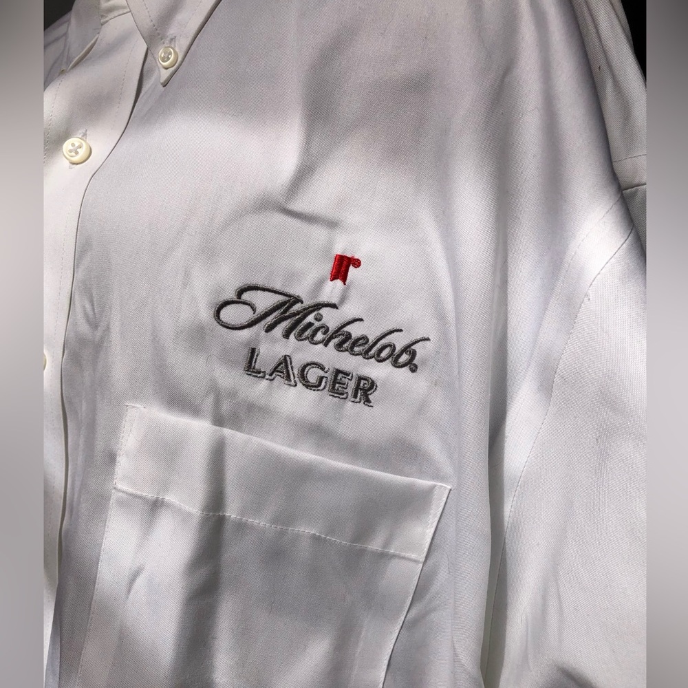 Michelob Lager Button Down